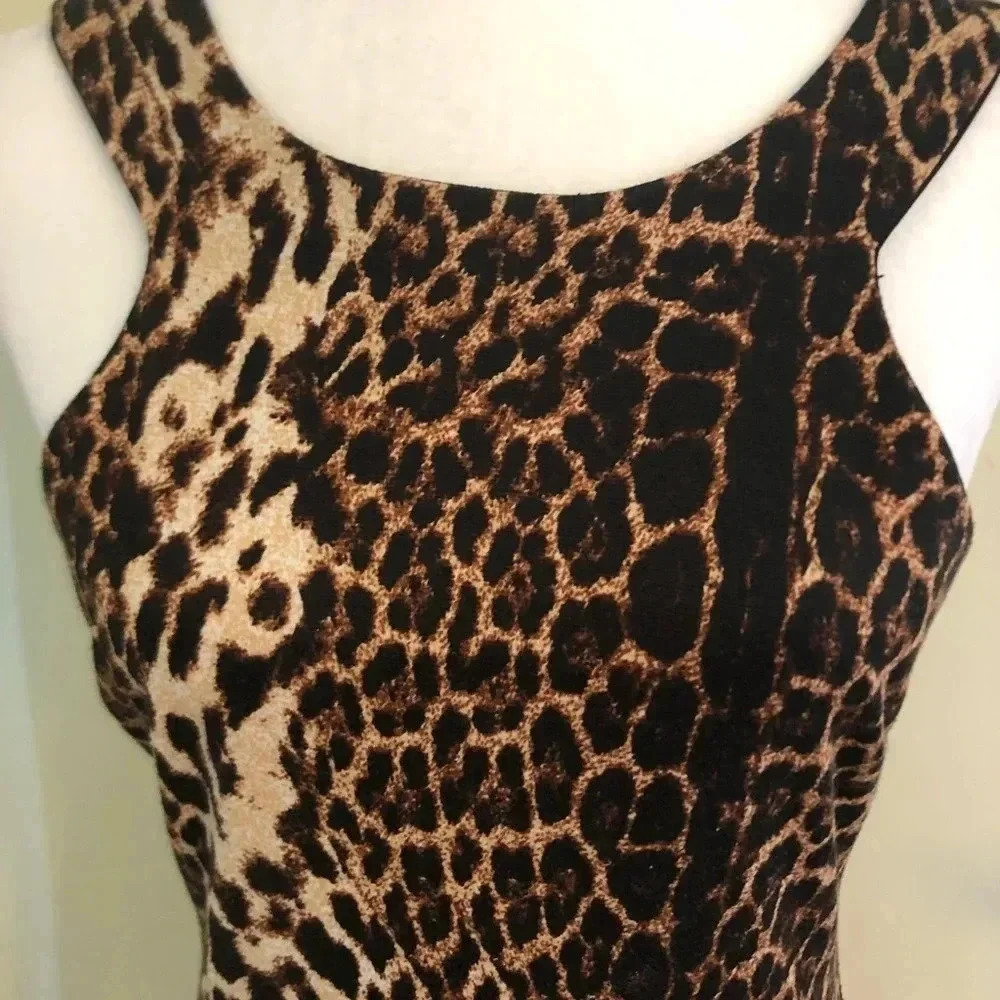 Leopard mini dress - Picture 2 of 3
